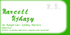 marcell ujhazy business card